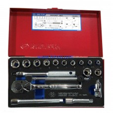 Набор головок 1/4" 18 пр. (4-12mm) EVO